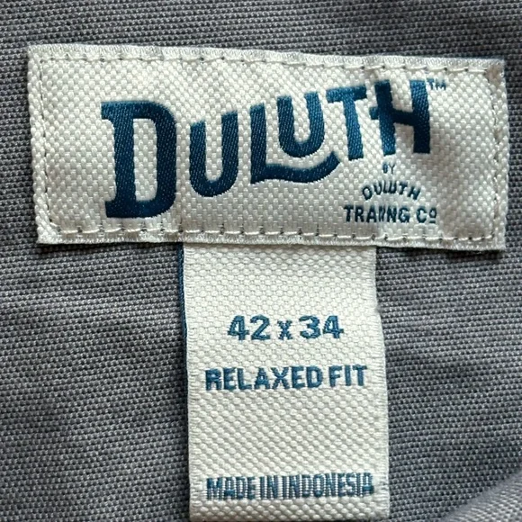 Men's Gray DuluthFlex Fire Hose Relaxed Fit Sweat Management Cargo Work Pants - Picture 4 of 9